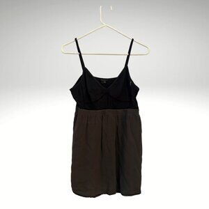 THEORY | Two-Tone Silk & Modal Babydoll Camisole | Size L